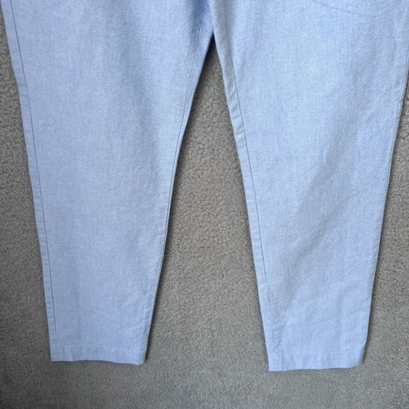 J‎ Crew Dress Pants Mens 29x32 Blue Ludlow Slim Flat Front Cotton Trouser Preppy - Picture 9 of 14